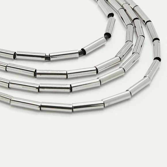 🌺 3/25 NWT multi row necklace - Picture 8 of 8